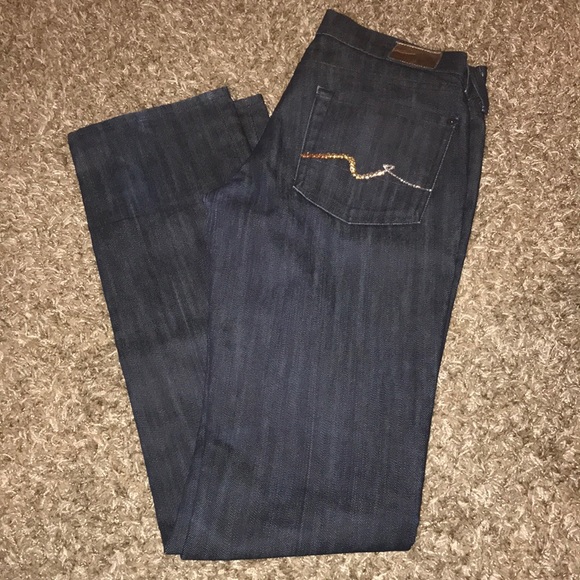 7 for all mankind Size 28 Inseam 33 inches - Picture 2 of 7